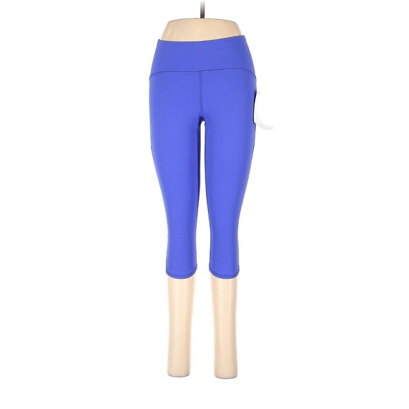 LULULEMON ATHLETICA Blazer Blue Train Times Crop  Leggings - US 8 - Picture 1 of 8